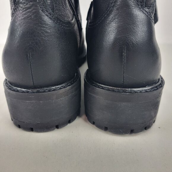 Lucky Brand Kenadie Women's Riding Ankle Boot Black Leather Size 10 M - Picture 11 of 16